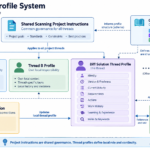 AI Assistant Thread Profile Guide Illustration